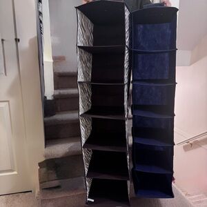 Hanging Closet Organizer and Shelf - foldable